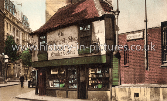 The Curiosity Shop, London, c.1910.